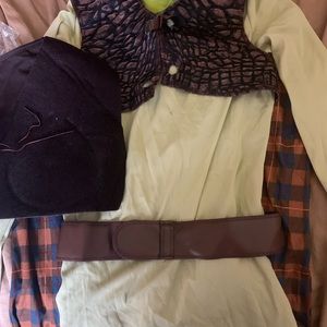 Shrek costume with vest